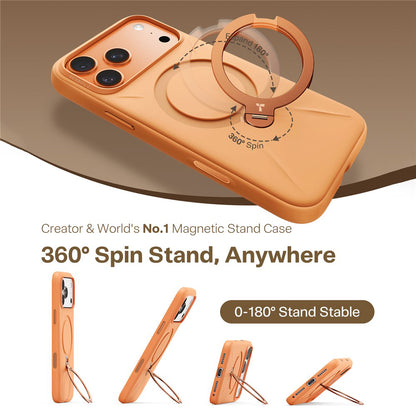 MagSafe-kotelo Apple iPhone 17 Pro Maxille, Torras, QPRO Silicone, Oranssi