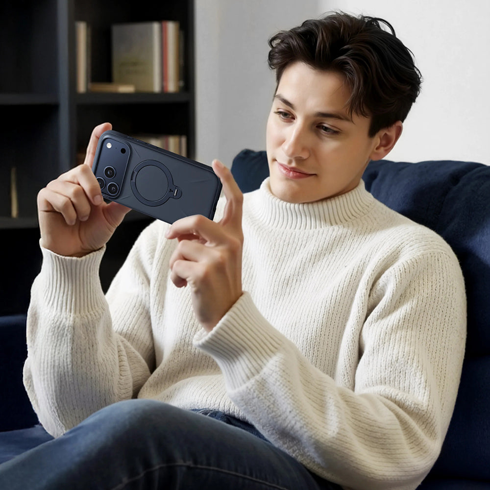 MagSafe-kotelo Apple iPhone 17 Pro Maxille, Torras, QPRO-silikoninen, Matcha-vihreä