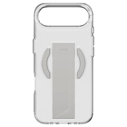 MagSafe-kotelo Apple iPhone 17 Pro Maxille, UNIQ, Heldro Air MagClick, Harmaa Läpinäkyvä