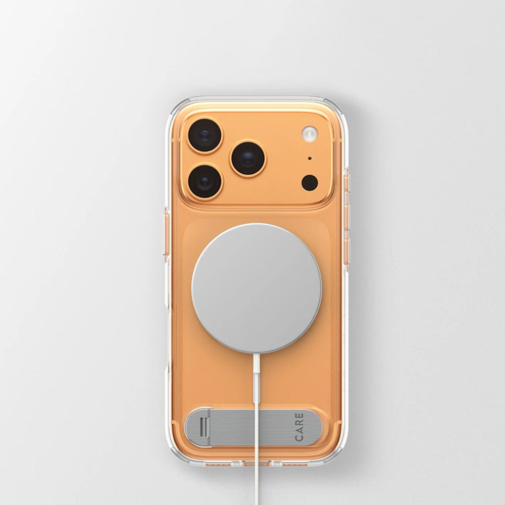 MagSafe-kotelo Apple iPhone 17 Prolle, PanzerGlass, Care Feature Kickstand, Läpinäkyvä