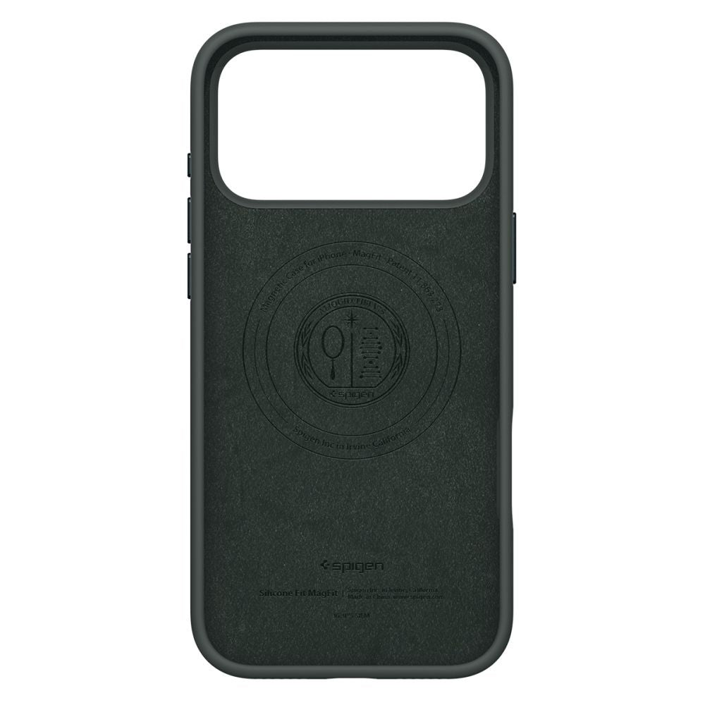 MagSafe-kotelo Apple iPhone 17 Prolle, Spigen, Silicone Fit, Vihreä