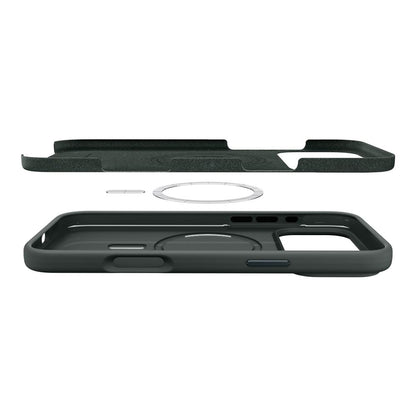 MagSafe-kotelo Apple iPhone 17 Prolle, Spigen, Silicone Fit, Vihreä