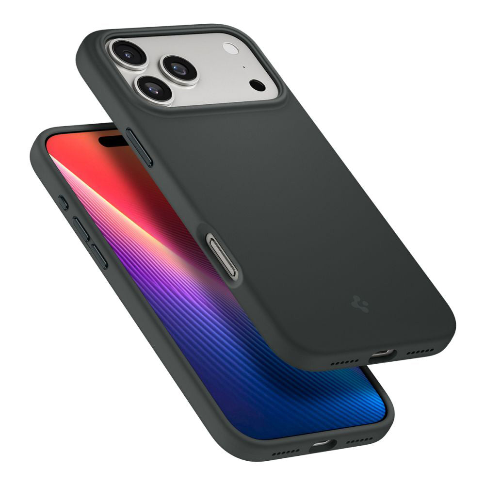 MagSafe-kotelo Apple iPhone 17 Prolle, Spigen, Silicone Fit, Vihreä
