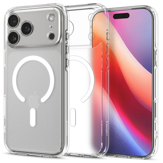 MagSafe-kotelo Apple iPhone 17 Prolle, Spigen, Ultra Hybrid, Satinoitu Valkoinen