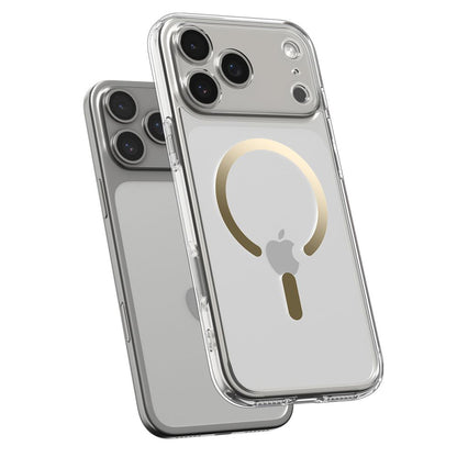 MagSafe-kotelo Apple iPhone 17 Prolle, Spigen, Ultra Hybrid, Läpinäkyvä Kulta