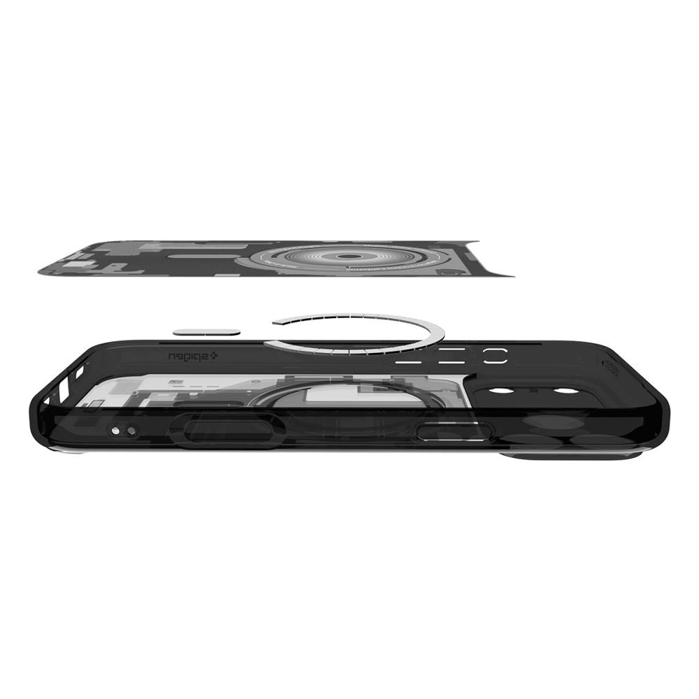 MagSafe-kotelo Apple iPhone 17 Prolle, Spigen, Ultra Hybrid Zero One, Musta