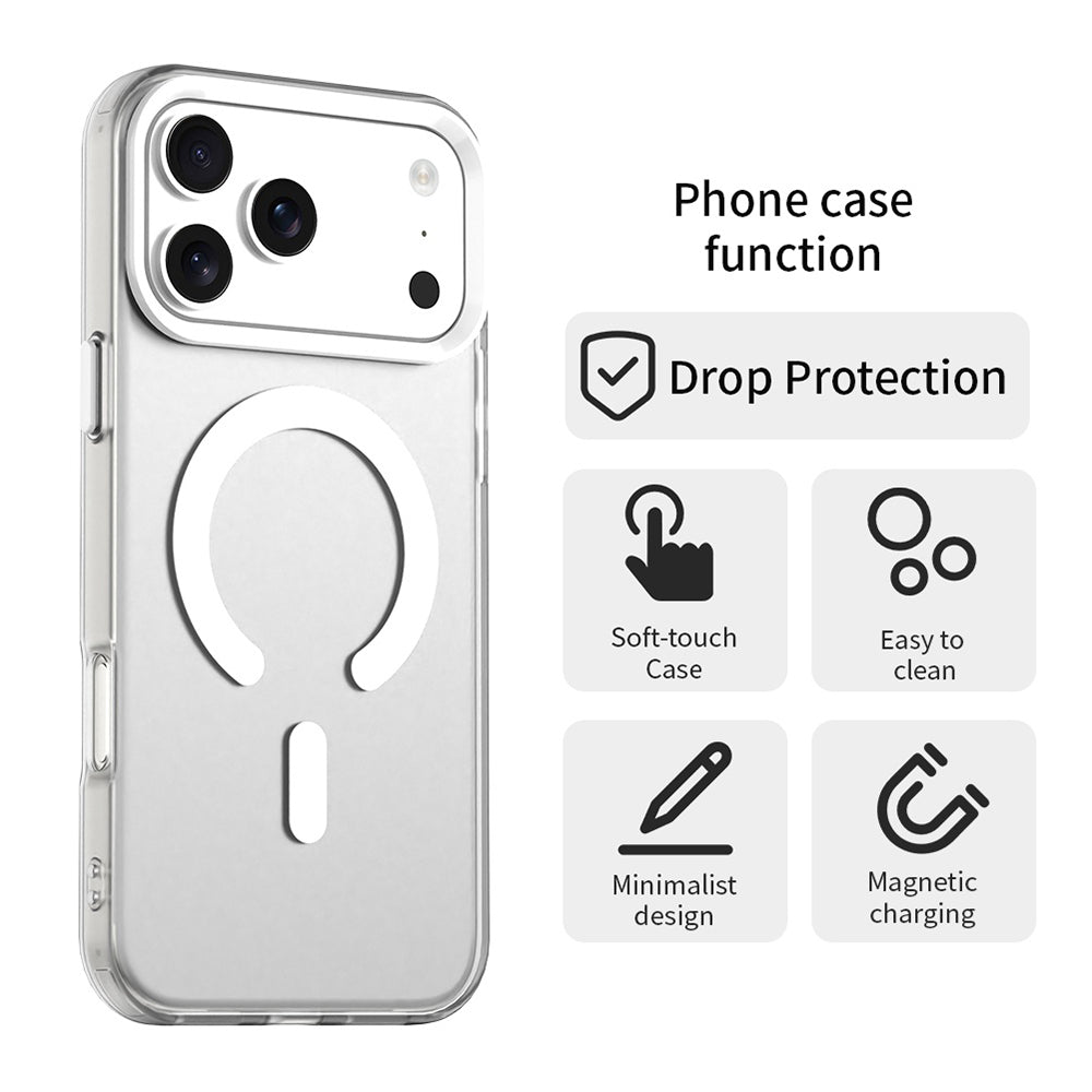 MagSafe-kotelo Apple iPhone 17 Prolle, Techsuit, CandyCase, Valkoinen
