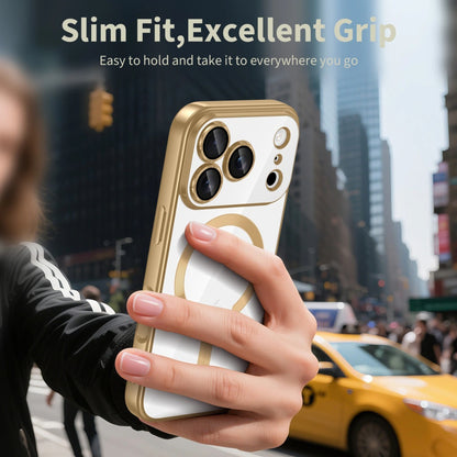 MagSafe-kotelo Apple iPhone 17 Prolle, Techsuit, Luxury Crystal, Vaaleanvioletti