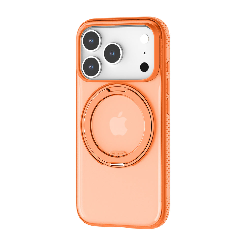 MagSafe-kotelo Apple iPhone 17 Prolle, Torras, Ostand R Fitness, Oranssi