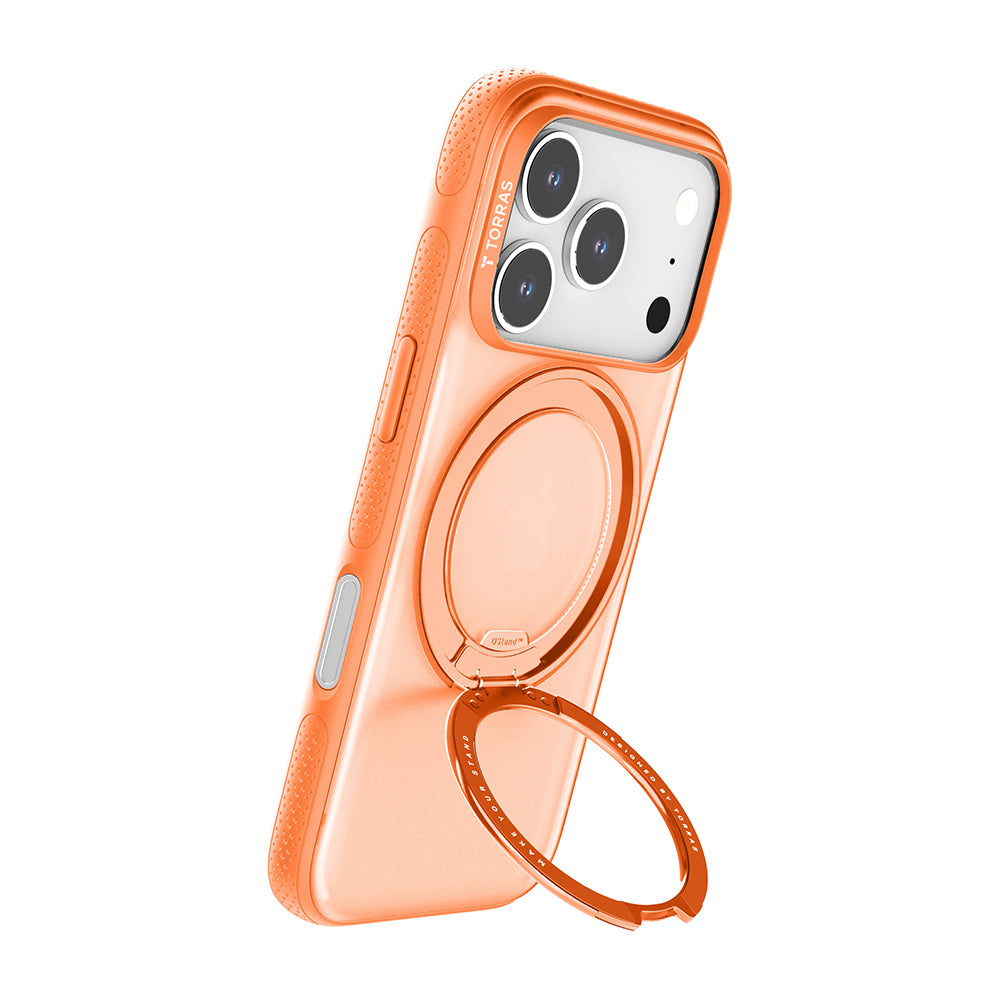 MagSafe-kotelo Apple iPhone 17 Prolle, Torras, Ostand R Fitness, Oranssi