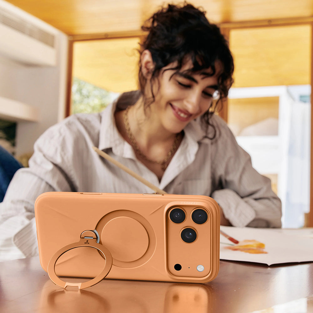 MagSafe-kotelo Apple iPhone 17 Prolle, Torras, QPRO-silikoninen, Kultainen