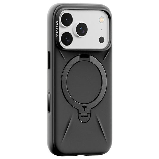 MagSafe-kotelo Apple iPhone 17 Prolle, Torras, QPRO Silicone, Musta