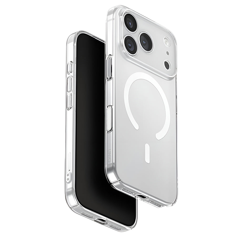 MagSafe-kotelo Apple iPhone 17 Prolle, UNIQ, AirSuit MagClick, Läpinäkyvä