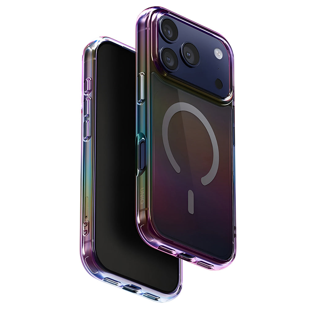 MagSafe-kotelo Apple iPhone 17 Prolle, UNIQ, Iridescia MagClick, Aurora