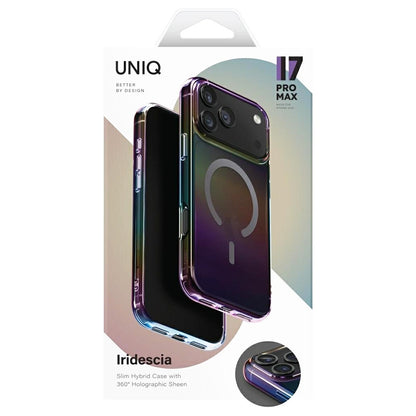 MagSafe-kotelo Apple iPhone 17 Prolle, UNIQ, Iridescia MagClick, Aurora