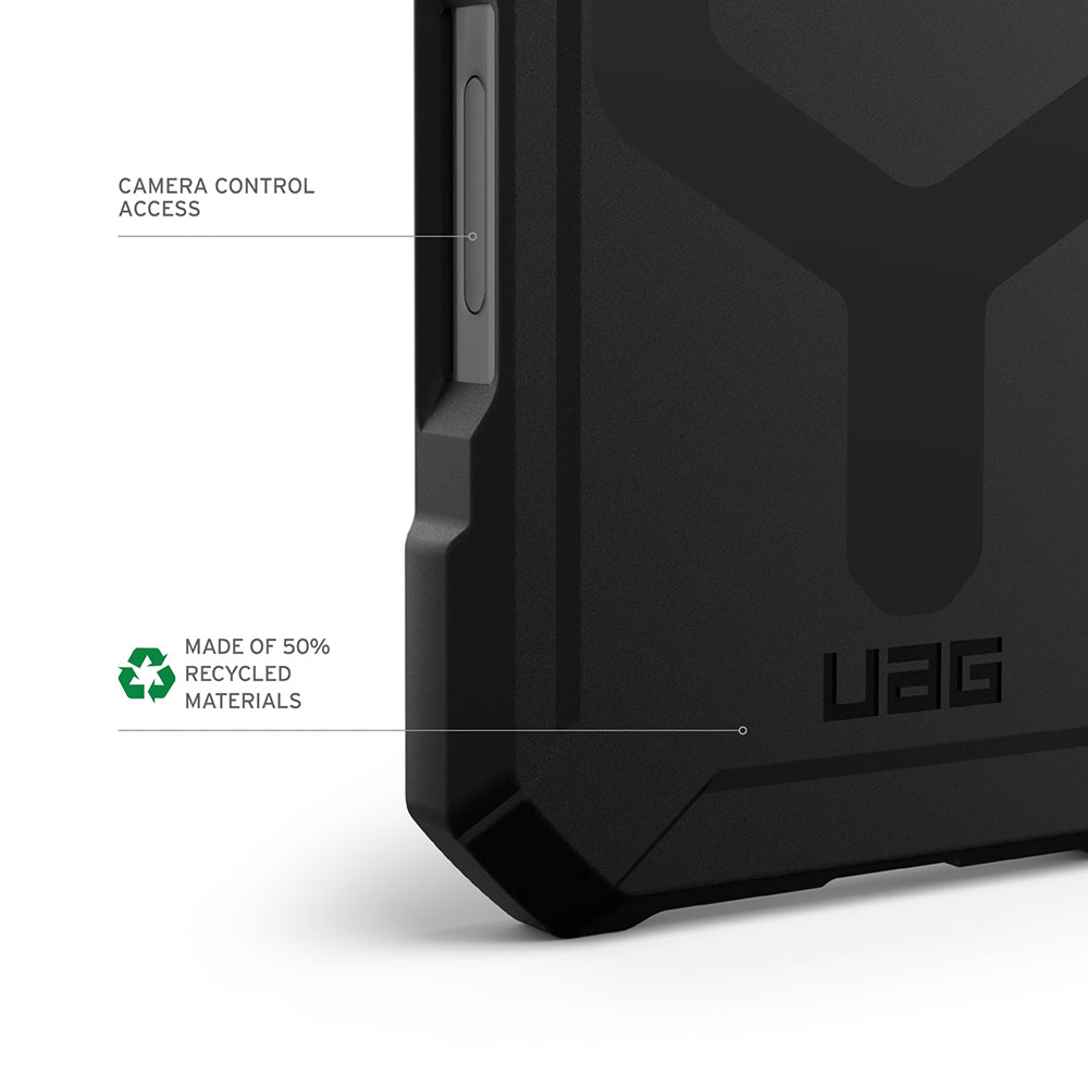 MagSafe-kotelo Apple iPhone 17 Prolle, Urban Armor Gear, Essential Armor, Musta