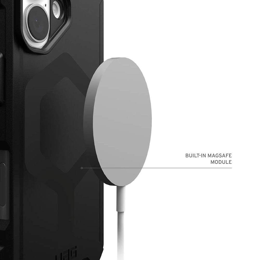 MagSafe-kotelo Apple iPhone 17 Prolle, Urban Armor Gear, Essential Armor, Musta