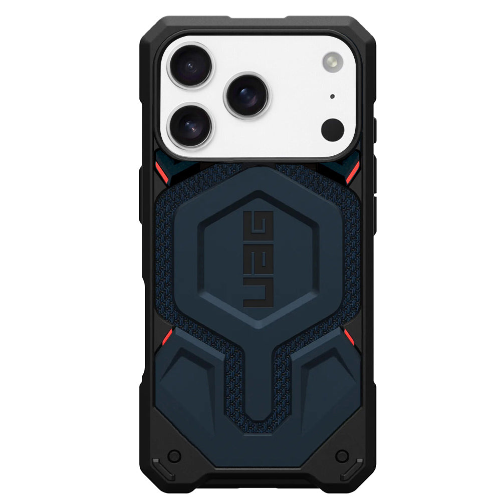MagSafe-kotelo Apple iPhone 17 Prolle, Urban Armor Gear, Monarch Pro Kevlar, Tummansininen