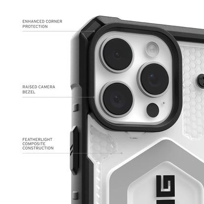 MagSafe-kotelo Apple iPhone 17 Prolle, Urban Armor Gear, Pathfinder Clear, Läpinäkyvä