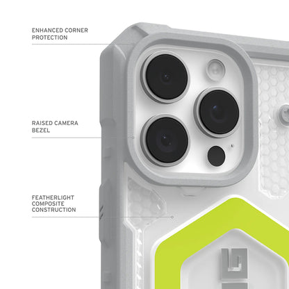 MagSafe-kotelo Apple iPhone 17 Prolle, Urban Armor Gear, Pathfinder Clear, Vihreä