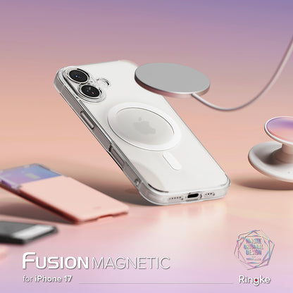 MagSafe-kotelo Apple iPhone 17:lle, Ringke, Fusion, Läpinäkyvä