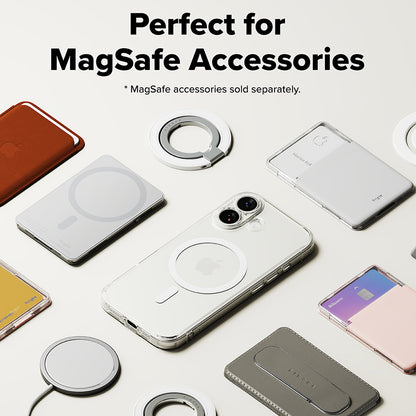 MagSafe-kotelo Apple iPhone 17:lle, Ringke, Fusion, Läpinäkyvä