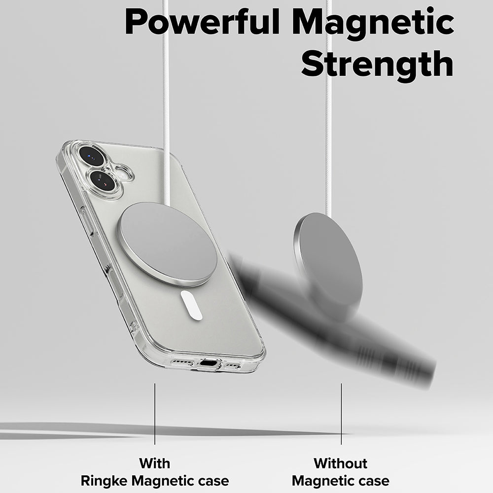 MagSafe-kotelo Apple iPhone 17:lle, Ringke, Fusion, Matta Läpinäkyvä