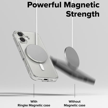 MagSafe-kotelo Apple iPhone 17:lle, Ringke, Fusion, Matta Läpinäkyvä