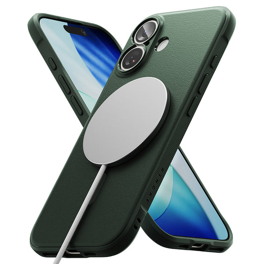 MagSafe-kuori Apple iPhone 17:lle, Ringke, Onyx, Tummanvihreä