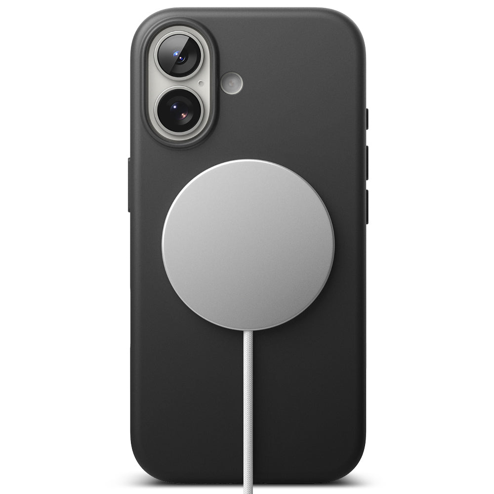 MagSafe-kotelo Apple iPhone 17:lle, Ringke, Silikoni, Musta