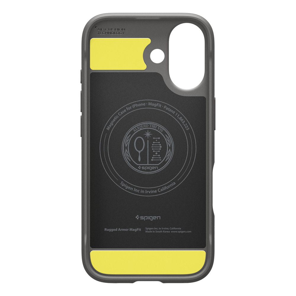 MagSafe-kotelo Apple iPhone 17:lle, Spigen, Rugged Armor, Harmaa