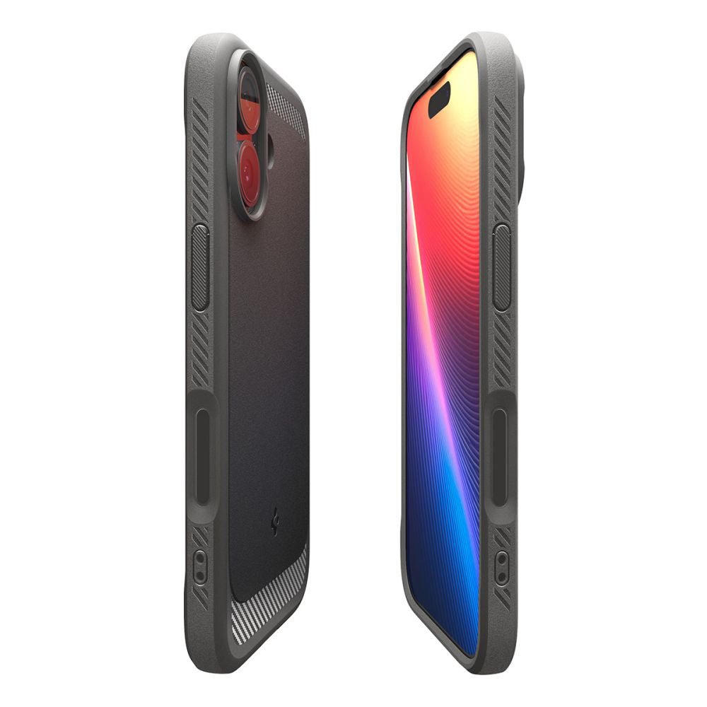 MagSafe-kotelo Apple iPhone 17:lle, Spigen, Rugged Armor, Harmaa