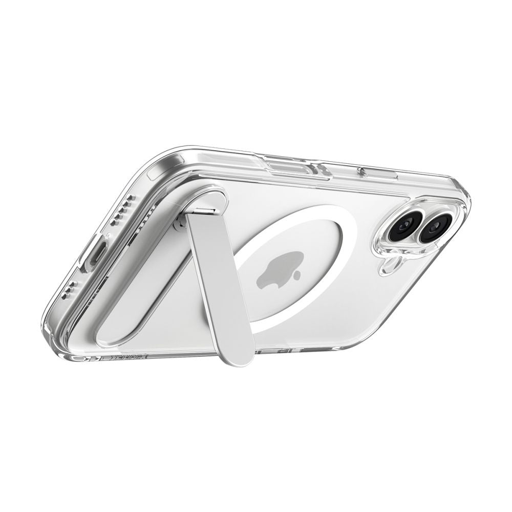 MagSafe-kotelo Apple iPhone 17:lle, Spigen, Ultra Hybrid S, Läpinäkyvä