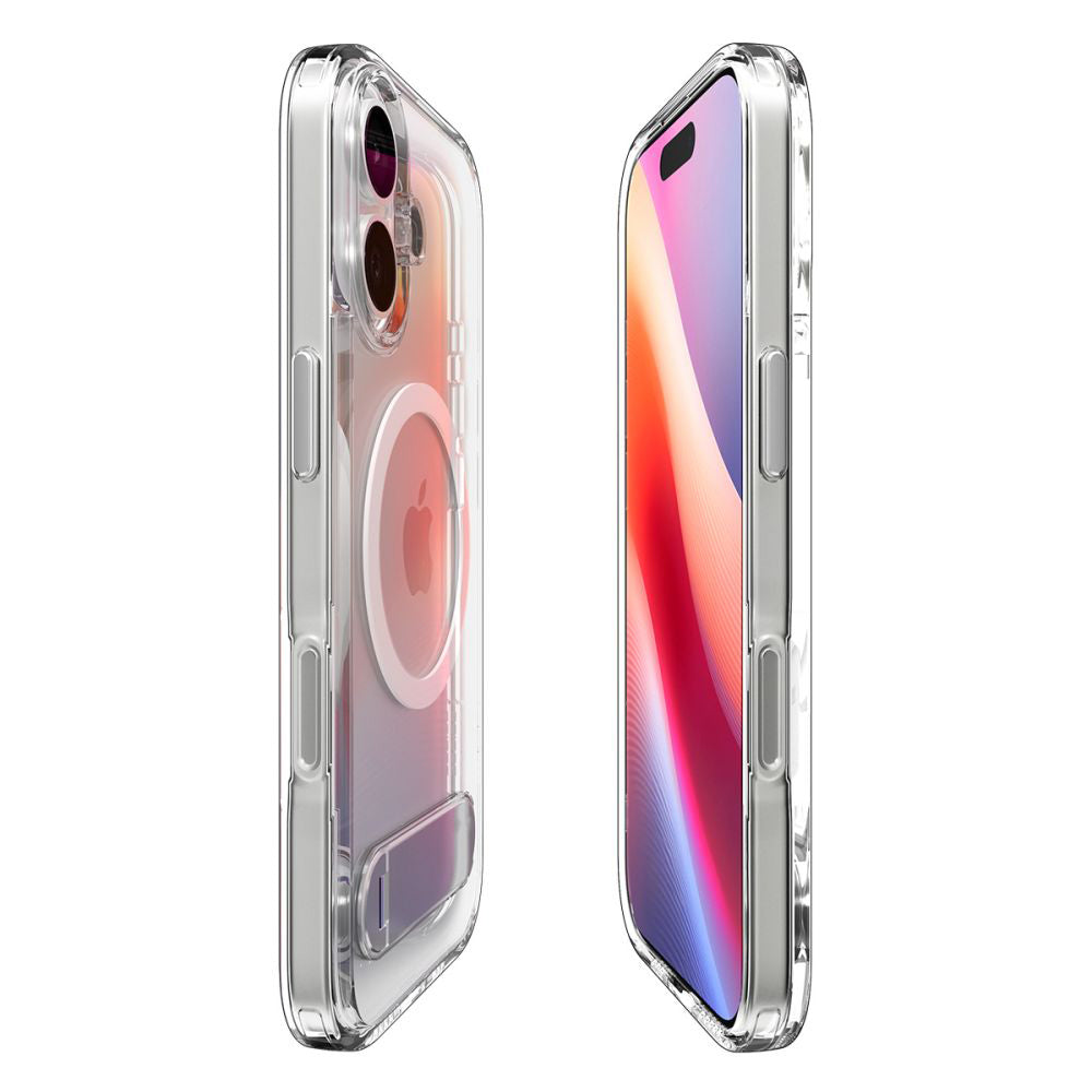 MagSafe-kotelo Apple iPhone 17:lle, Spigen, Ultra Hybrid S, Läpinäkyvä