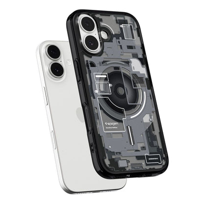 MagSafe-kotelo Apple iPhone 17:lle, Spigen, Ultra Hybrid Zero One, Musta