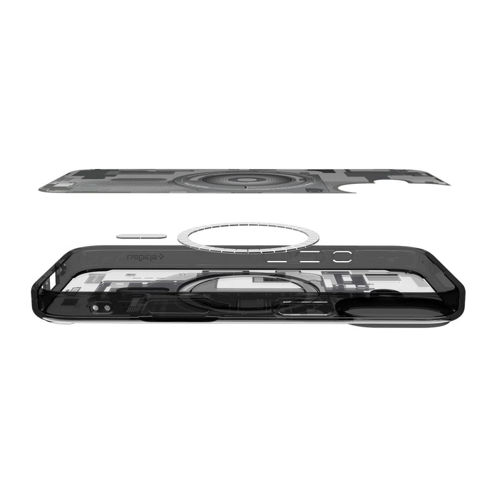 MagSafe-kotelo Apple iPhone 17:lle, Spigen, Ultra Hybrid Zero One, Musta
