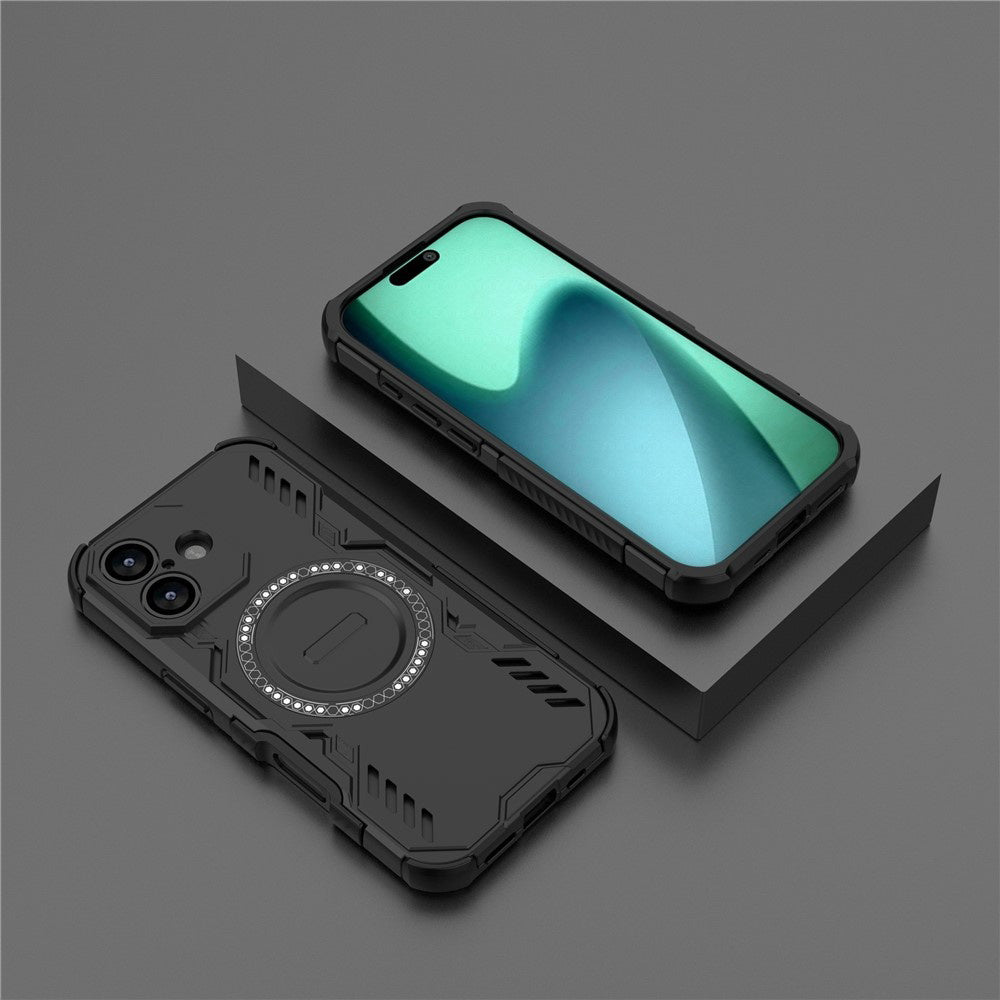MagSafe-kotelo Apple iPhone 17:lle, Techsuit, ArmorMag, Musta