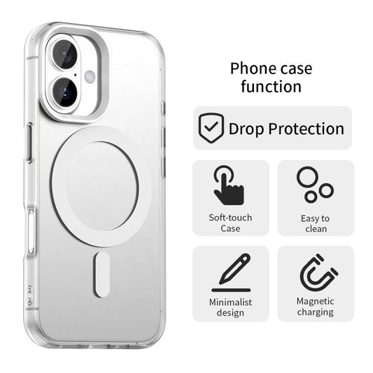 MagSafe-kotelo Apple iPhone 17:lle, Techsuit, CandyCase, Valkoinen
