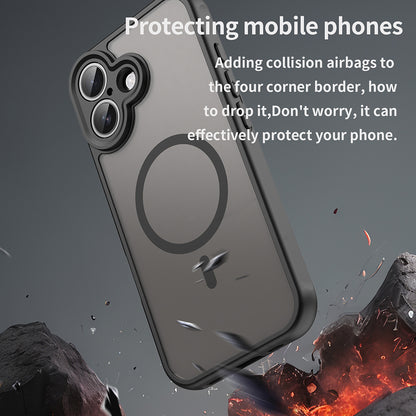 MagSafe-kotelo Apple iPhone 17:lle, Techsuit, HaloFrost II, Musta