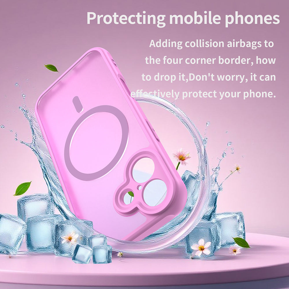 MagSafe-kotelo Apple iPhone 17:lle, Techsuit, HaloFrost II, Pinkki