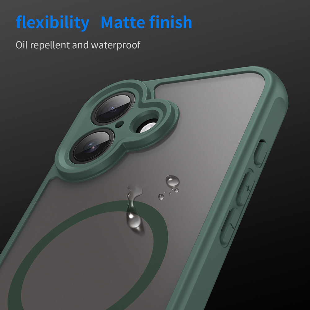 MagSafe-kotelo Apple iPhone 17:lle, Techsuit, HaloFrost II, Vihreä