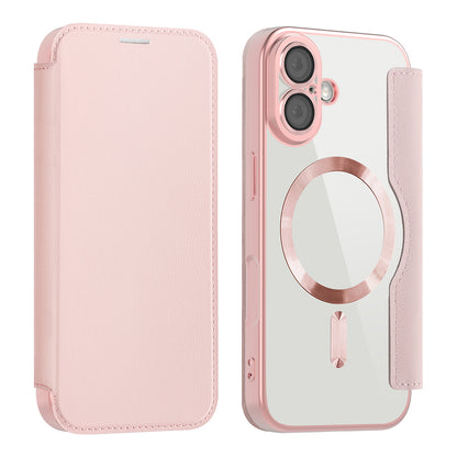 MagSafe-kotelo Apple iPhone 17:lle, Techsuit, SmartMag Book, Pinkki