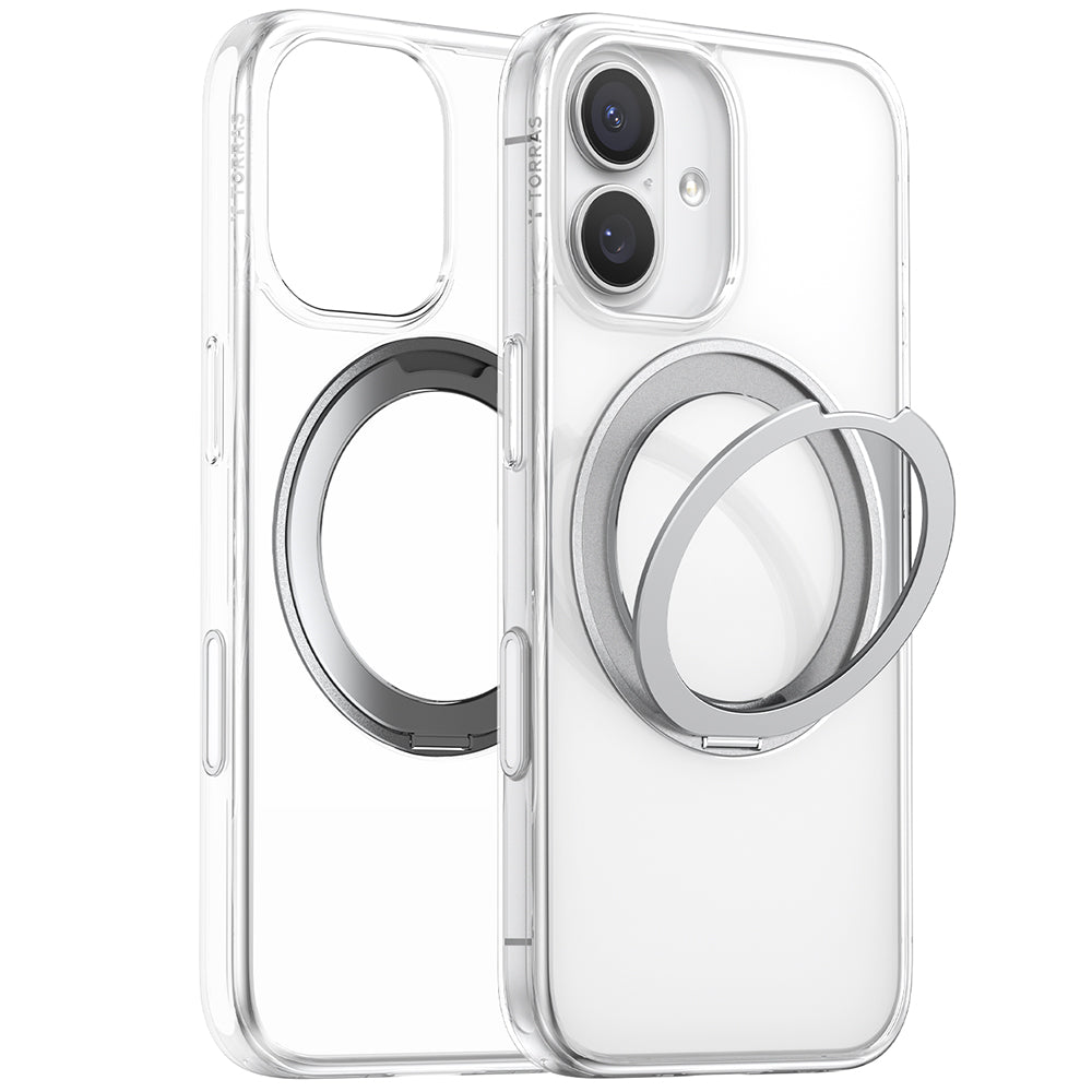 MagSafe-kotelo Apple iPhone 17:lle, Torras, Ostand Pro, Läpinäkyvä