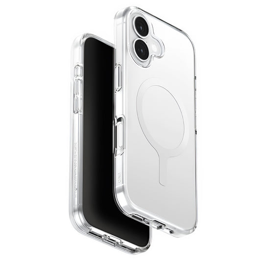 MagSafe-kotelo Apple iPhone 17:lle, UNIQ, Clario MagClick, Läpinäkyvä