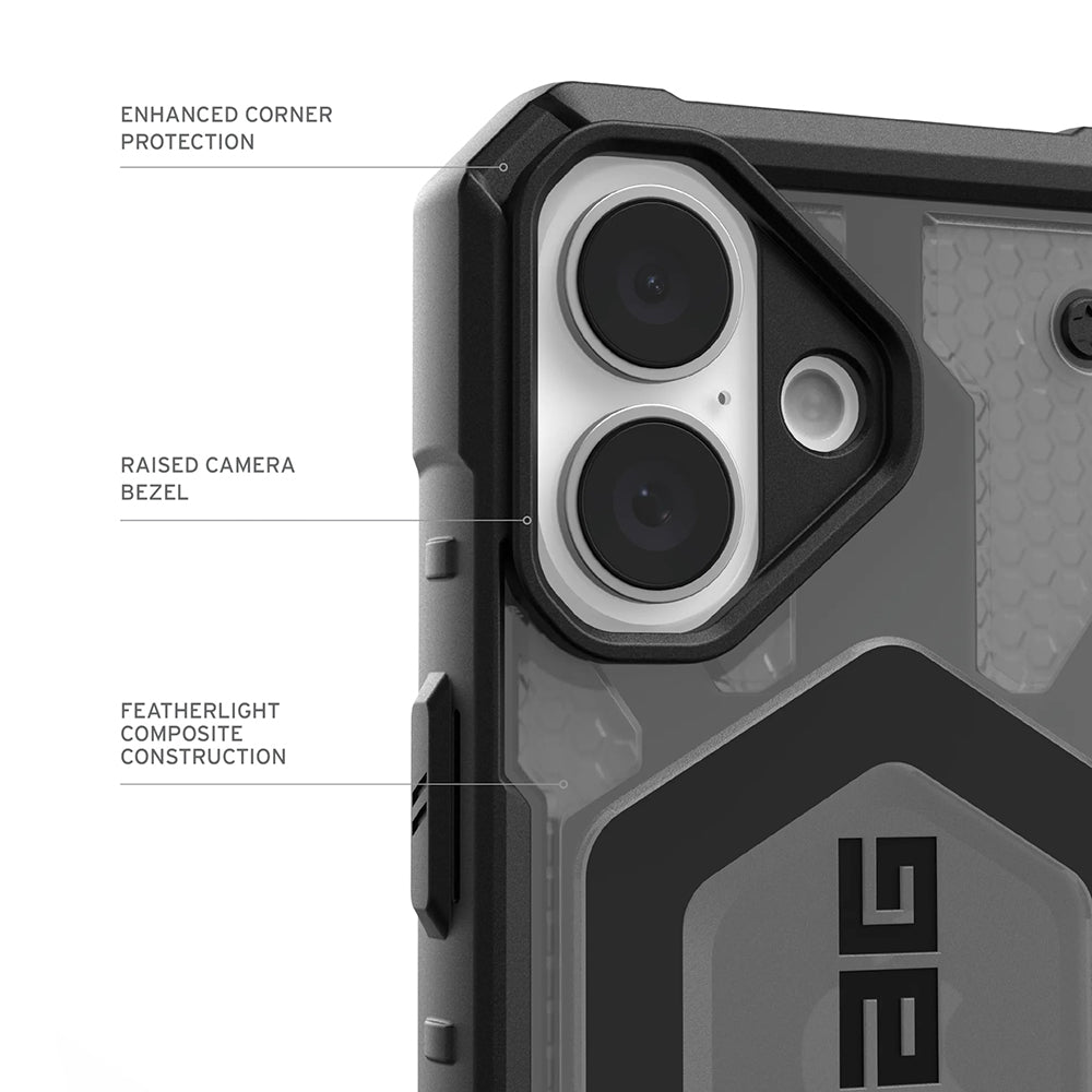 MagSafe-kotelo Apple iPhone 17:lle, Urban Armor Gear, Pathfinder Clear, Harmaa