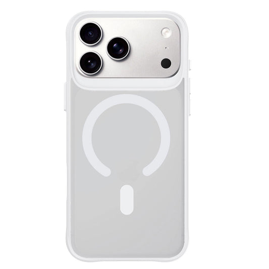 MagSafe-kuori Apple iPhone 18 Pro / 17 Pro -puhelimelle, 3MK, Smoke MagCase, valkoinen