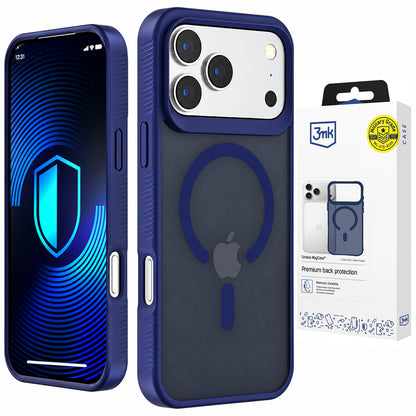 MagSafe Case for Apple iPhone 18 Pro / 17 Pro, 3MK, Smoke MagCase, Blue