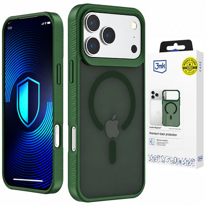 MagSafe Case for Apple iPhone 18 Pro / 17 Pro, 3MK, Smoke MagCase, Green