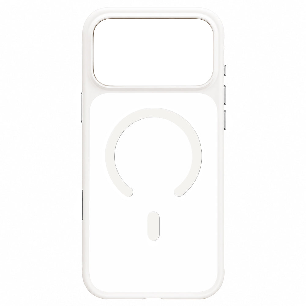 MagSafe-kuori Apple iPhone 18 Pro / 17 Pro -puhelimelle, Blueo, ihoystävällinen ja iskunkestävä, satiininvalkoinen