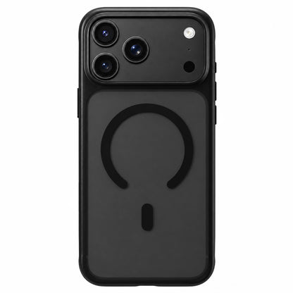 MagSafe-kuori Apple iPhone 18 Pro / 17 Pro -puhelimelle, Blueo, ihoystävällinen ja iskunkestävä, satiinimusta